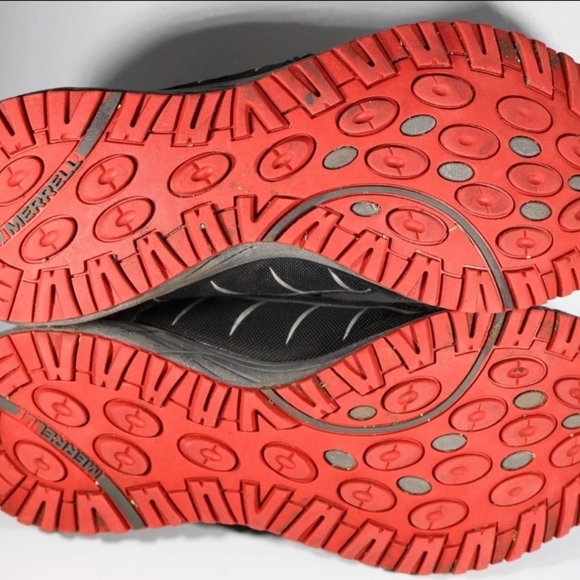 Merrell Mix Master Tuff Men's Trail Running Shoes, Crimson/Black, Size 11 - Picture 10 of 12